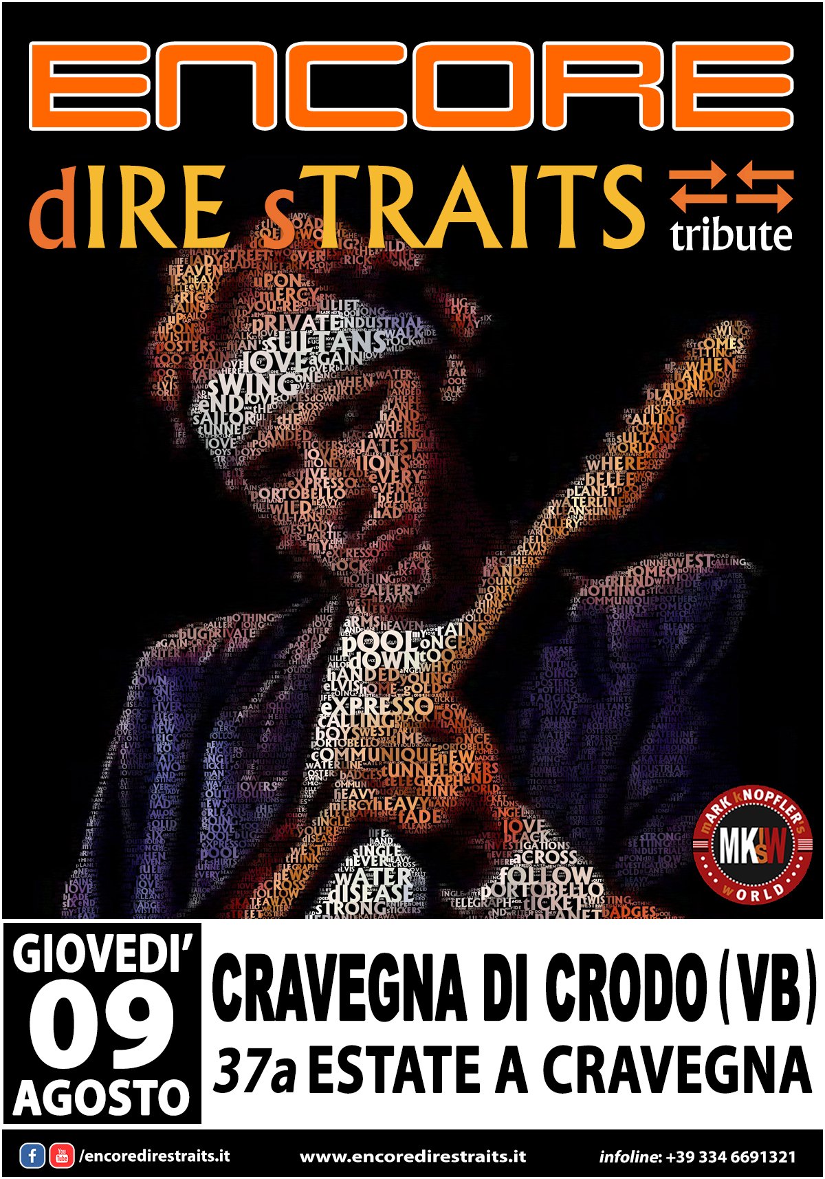 Locandina 37a edizione de "Estate a Cravegna"
