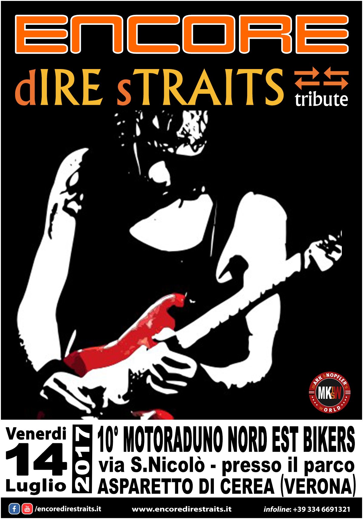 Locandina Motoraduno Nord Est Bikers