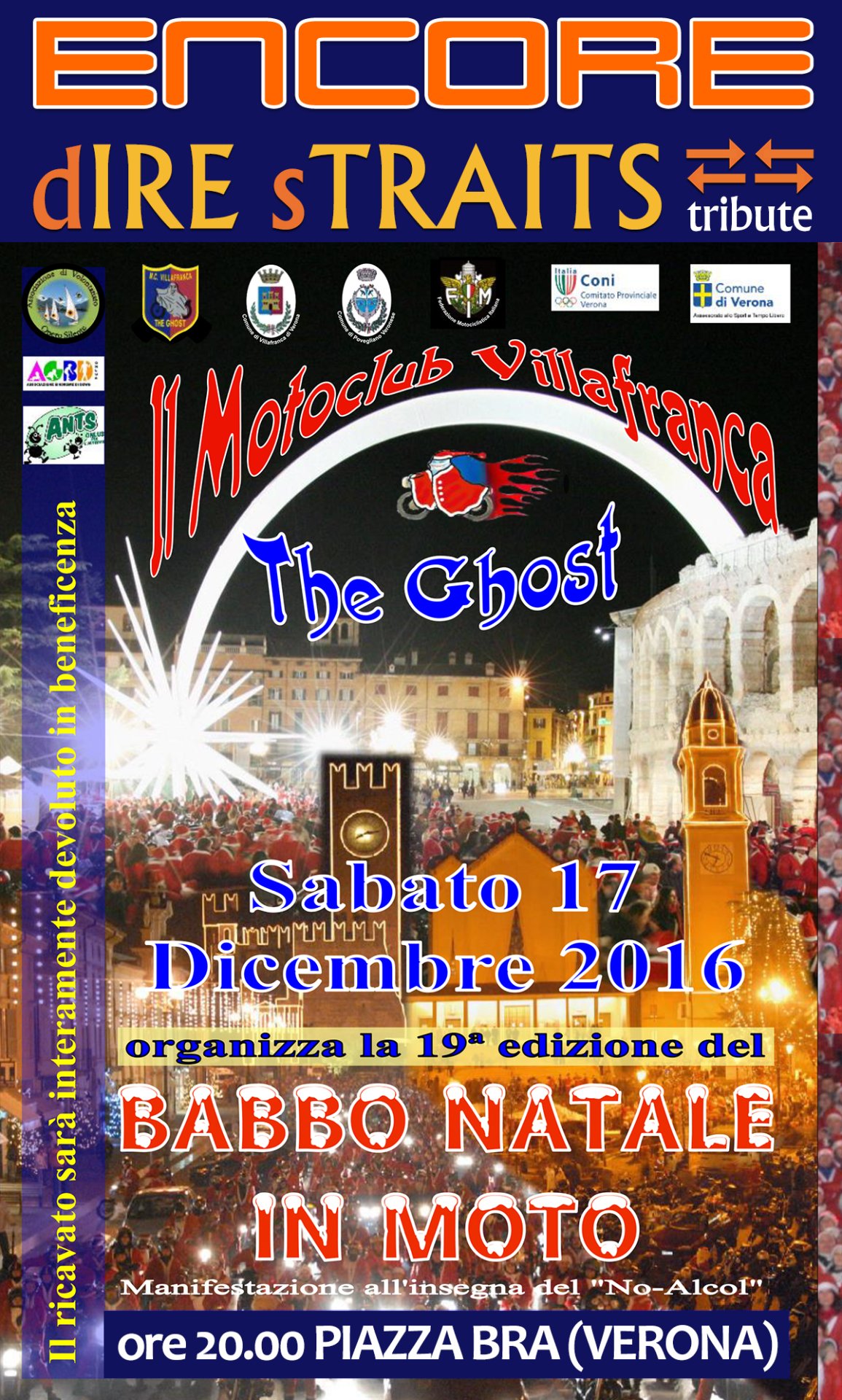 Locandina 19° Babbo Natale in Moto